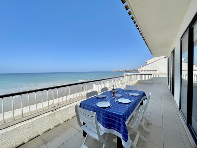 1ère ligne mer La Parée - Maison familiale 4 chambres - 140m² de terrasse vue mer - WIFI