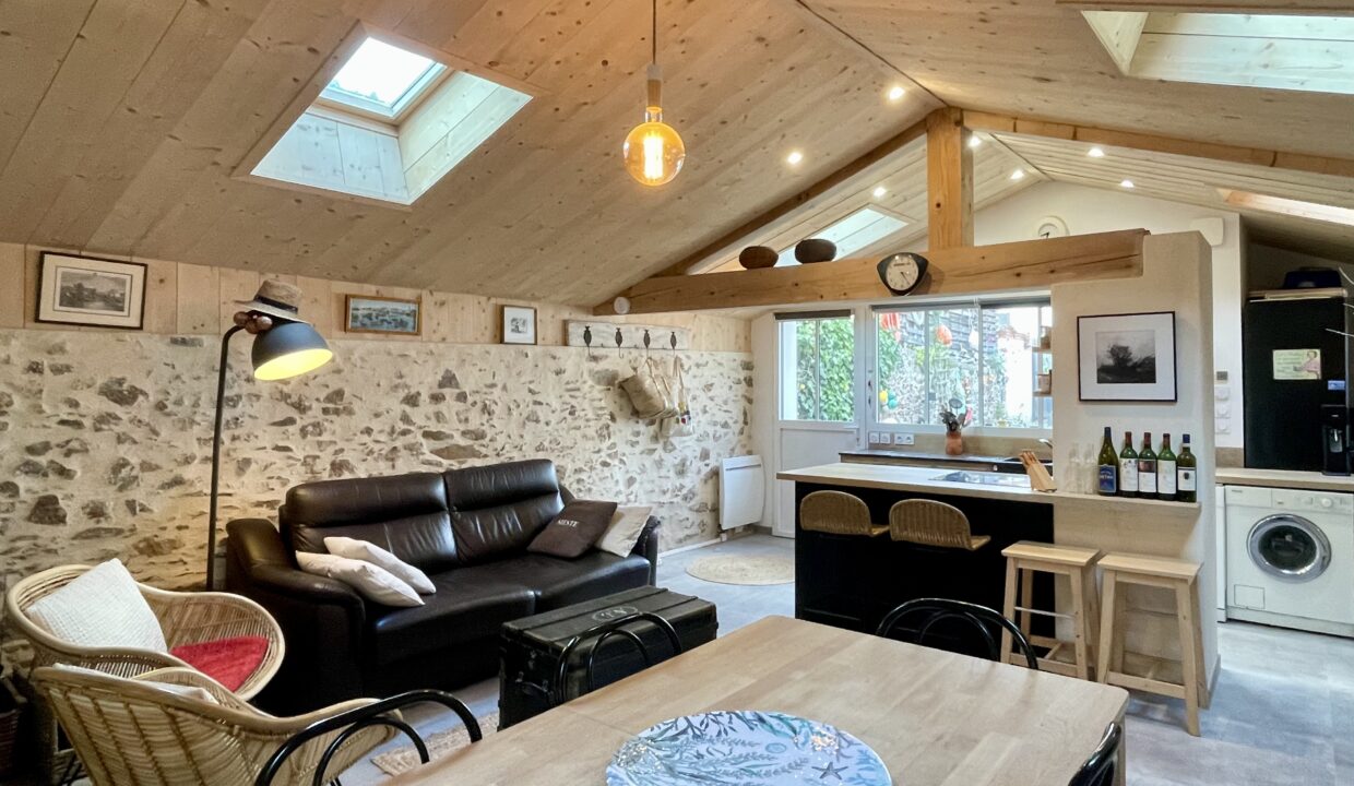 Atelier-dartiste-esprit-loft-au-coeur-du-bourg-authentique-de-Brem-Sur-Mer-55-m²-3-couchages-WIFI-11