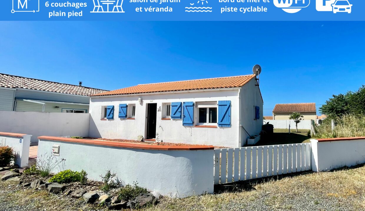 JOLIE MAISON A 500M DE LA MER - QUARTIER DE LA SAUZAIE - WIFI