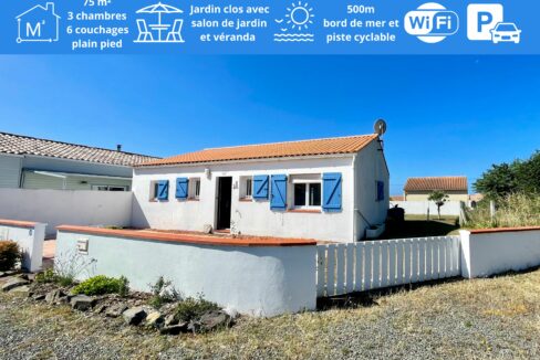 JOLIE MAISON A 500M DE LA MER - QUARTIER DE LA SAUZAIE - WIFI