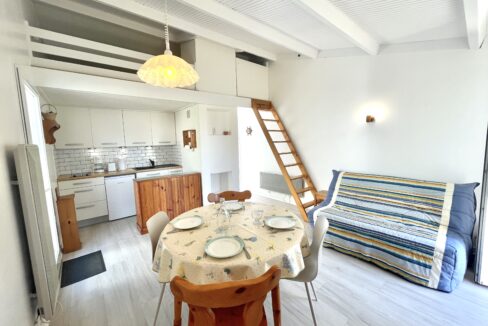 LES FERMES MARINES - maison type 2 (1chambre / 4 pers.) -PISCINE CHAUFFEE ET TENNIS COLLECTIFS - Animaux bienvenus !