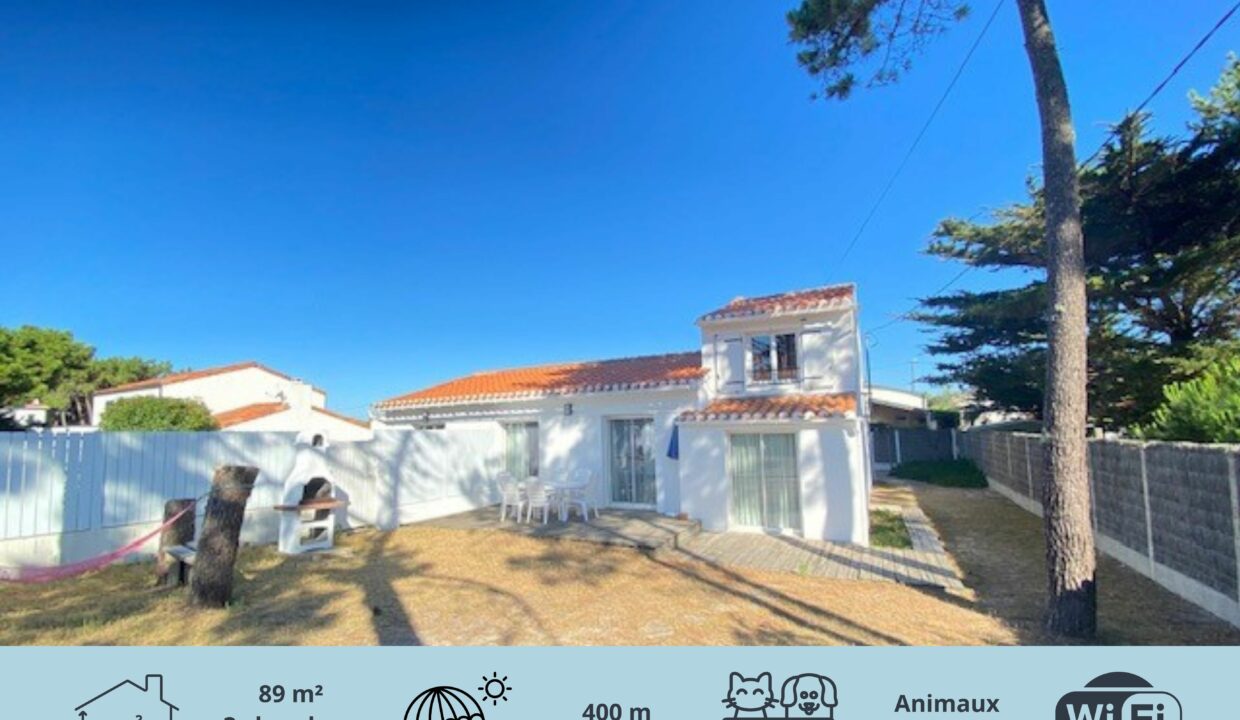 MARAIS GIRARD - 300m DU BORD DE MER - MAISON RENOVEE  3 chambres (6 couchages) - WIFI - Animaux bienvenus !