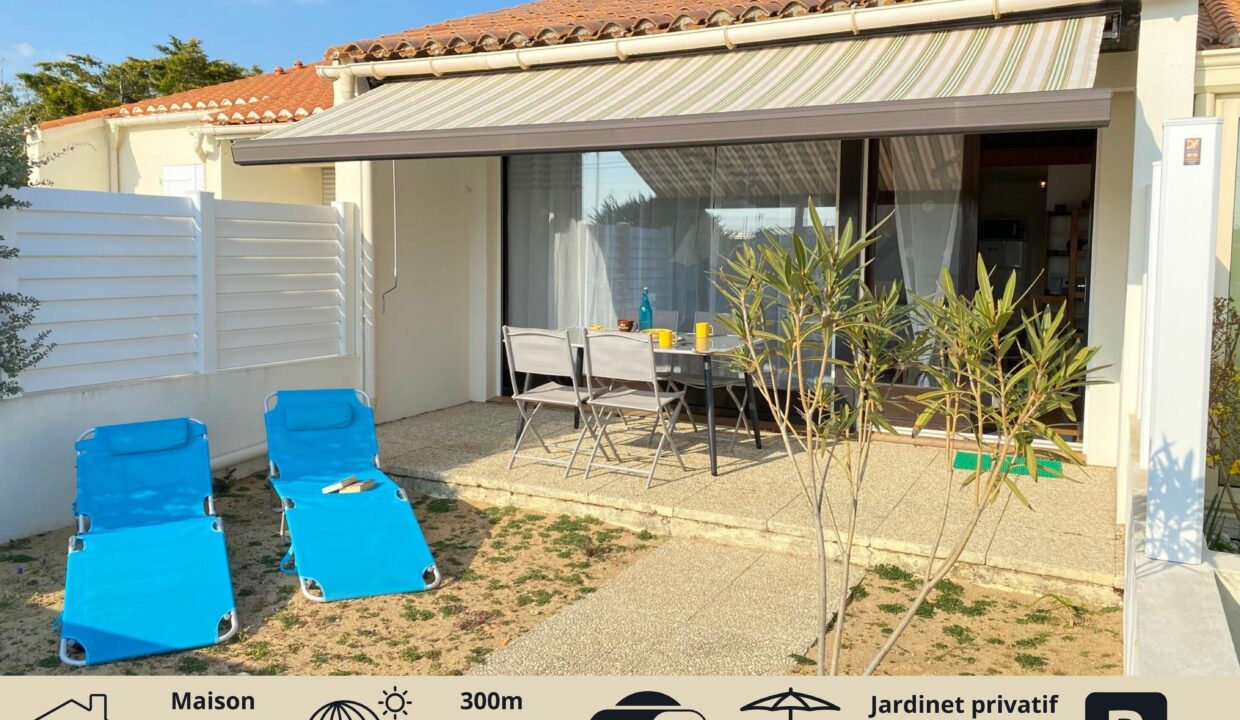 QUARTIER DES DUNES - MAISON TOUT CONFORT DANS LE VILLAGE DES OISEAUX - 300 M DE LA GRANDE PLAGE DES DUNES - WIFI