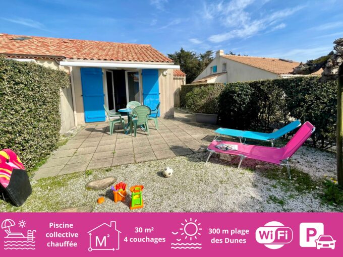 RESIDENCE LE GRAND LARGE - PISCINE ext. CHAUFFEE ET TENNIS COLLECTIFS - 300M DE LA PLAGE A PIED - Accès WIFI
